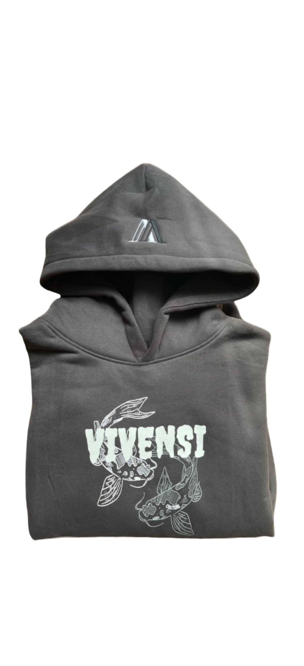 Hoodie Couture - Koi Grå